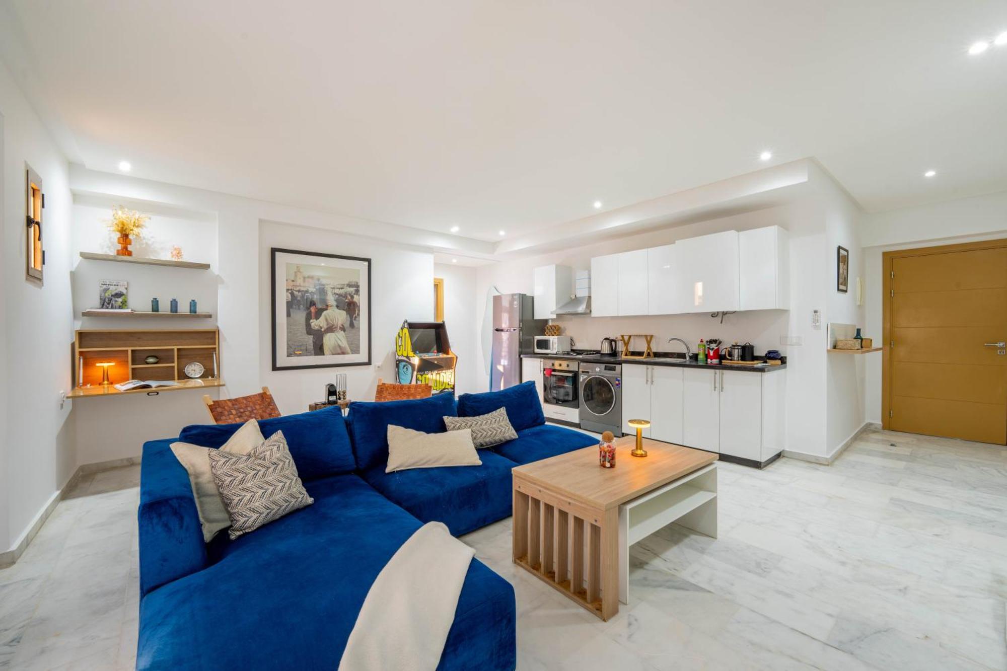 Апартаменти New ! Unique Equipped Flat In The Heart Of Marrakech Марракеш Екстер'єр фото